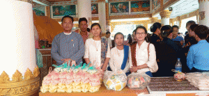 Township-wide green rice offering ceremony